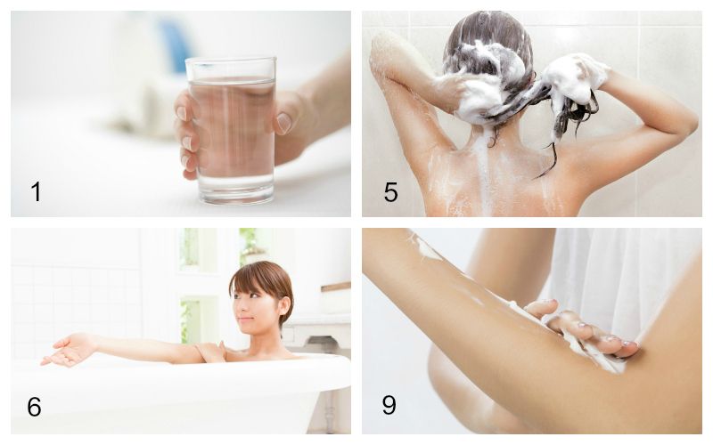 các bước ngâm bồn